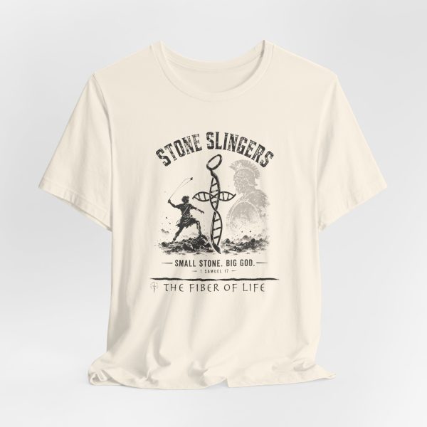 Stone Slingers — “Small Stone, Big God” Vintage David & Goliath T-Shirt