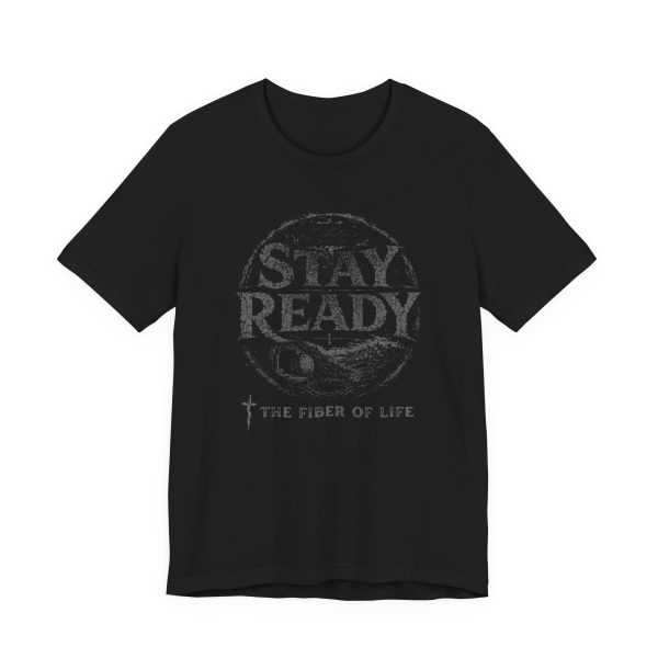 Stay Ready Graphic Tee — 'Stay Ready' Vintage Christian Faith T‑Shirt, The Fiber of Life
