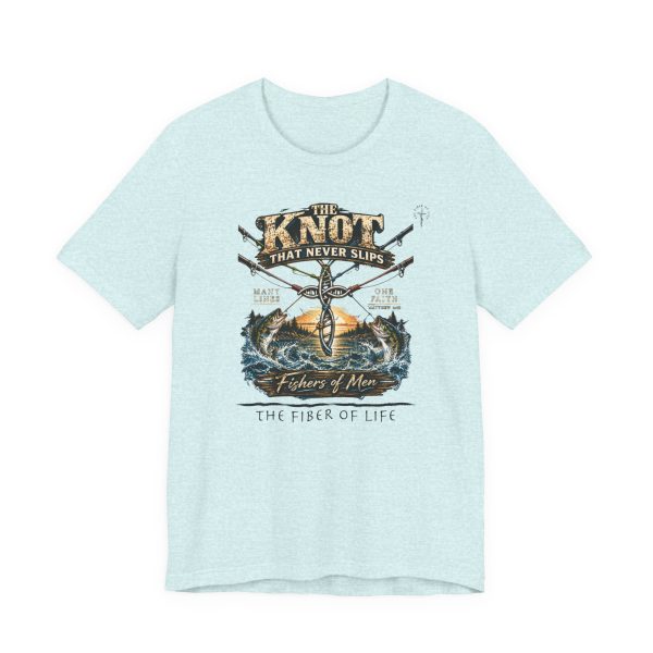 Fishers of Men Anchor Tee — JESUS - "The Knot That Never Slips" Christian T-Shirt