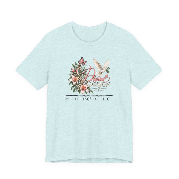 Floral "The Fiber of Life" Tee — Botanical butterfly & Dove Graphic T-Shirt