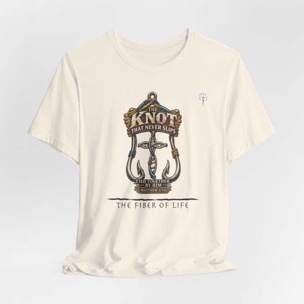 The Knot That Never Slips — Hooked by Christ - Nautical Fisher of Life T-Shirt